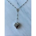 thumbnail image 2 of Lana Del Rey Collier Cœur avec Cuillère LDR Merch Chaîne de Serpents Pendentif Serpent LDR Collier Cœur en Acier Inoxydable - Argent, 2 of 5