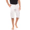 thumbnail image 3 of Shorts Cargo en Sergé 100% Coton Coupe Classique pour Hommes, 3 of 6