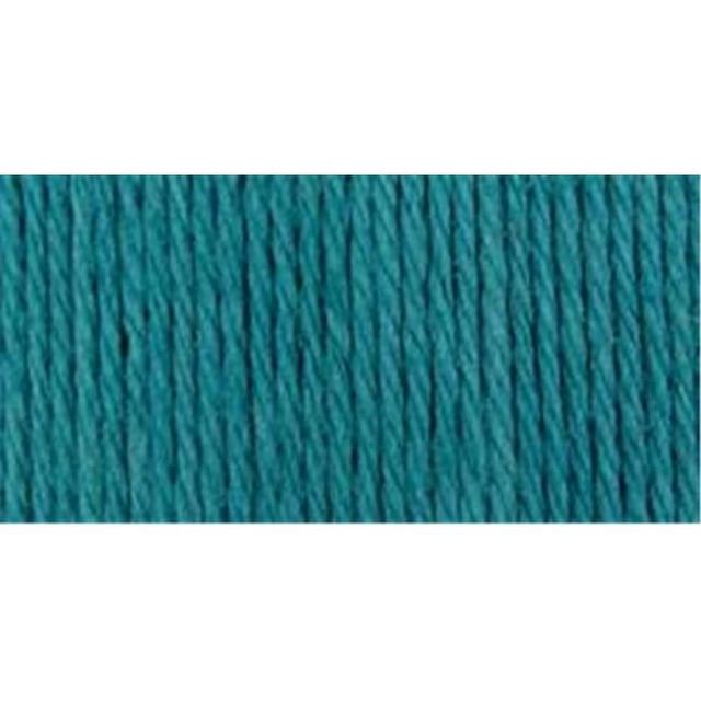 Bernat® Handrafter® Fil, Coton #4 Moyen, 1.75oz/50g, Pelote de 80 Yards de Coton Cultivé aux É.-U. à Enroulement Central (#4) avec texture de Brin visible et Enroulement à Tirage Central. Étiqueté 80 Yards (50 g), Lavable et Séchable Facilement à la machine. Jauge : 4” x 4” = 20 Rangées x 26 (Aiguille 4.5 mm); crochet Jauge 13 sc x