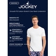 thumbnail image 4 of Jockey Men's Smooth Fit Cotton Stretch Crew Neck Undershirt - 3 Pack, 4 of 7