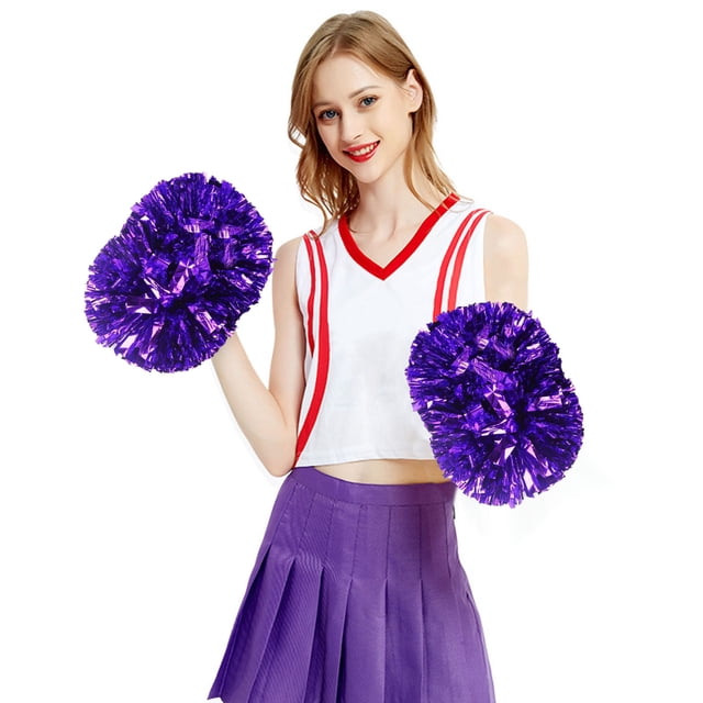 BKER Cheerleading Handheld Colorful Flower Event Sports Performance Activities Cheering Supplies Lightweight Handle Design Anti Slip Off