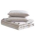 thumbnail image 2 of Beco Home Pom Pom Stripe 3 Piece Reversible Comforter Set, 2 of 7