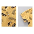 thumbnail image 4 of MIASHUI Toddler Boy Cotton Summer Short Sleeve T-Shirt and Short Set,Yellow,2-3 Years, 4 of 7