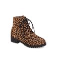 thumbnail image 4 of Bottes Hautes à Plateforme à Talons Hauts Épais pour Femmes à Manches, à Agencement de Couleurs de Fleurs d'Automne et d'Hiver, 4 of 5