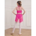 thumbnail image 2 of Lejafay Robe de Danse Moderne Ballet Lyrique pour Filles, Robe de Patinage sur Glace, Justaucorps de Performance, Jupe Tutu Rose 12, 2 of 7