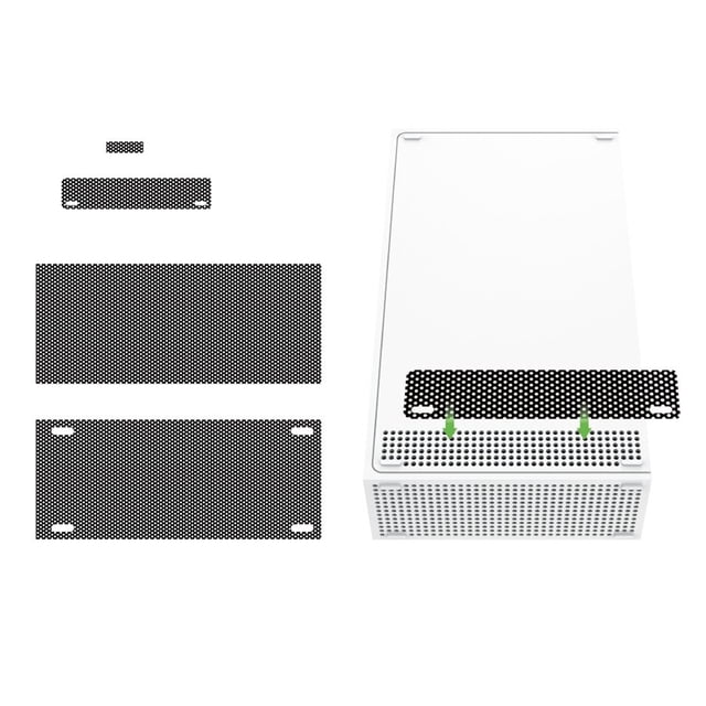 Dust Filter Cover, 4 PVC Dust Filter 8 Silicone Dust Plugs Heat Dissipation Game Console Dust Filter For Game Console