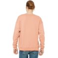 thumbnail image 3 of Bella Canvas Men`s Drop Shoulder Fleece, M, Peach, 3 of 3