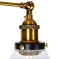 thumbnail image 3 of CWI Lighting Eustis 2 Light Wall Sconce Black Gold Brass Finish, 3 of 6