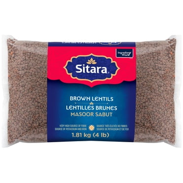 Sitara Brown Lentil - 4LB 1.8 kg