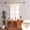 Beige, variant on Sheer Valances for Small Lace Drapes Curtains, Usavan Decorative Window Swags Tassels, Light Filtering Polyester Rod Pocket Valance for Kitchen Living Room