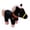 #-【Black】| Sleep Aid Plushie, variant on Cute Doll Toy - Soft Unisex Horse Plush, Sleep Companion with Auspicious Meaning, Gift for Home Decor, Red, JKODE