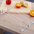 thumbnail image 3 of 1 Pcs 1-5 Rows Stainless Steel Wall Mount Stemware Wine Glass Hanging Rack Holder Shelf, 3 of 7