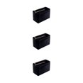 thumbnail image 3 of yingyy Sleek And Practical Women Makeup Organizer Fine Workmanship Multi Grid For Partition Storage black S 22*11*13cm 3Set, 3 of 6