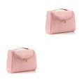 thumbnail image 2 of Wisewang Red Stylish Portable Makeup Bag - Carry Beauty Arsenal Anywhere Storage And Organizing Bag across pattern pink 2Set, 2 of 6