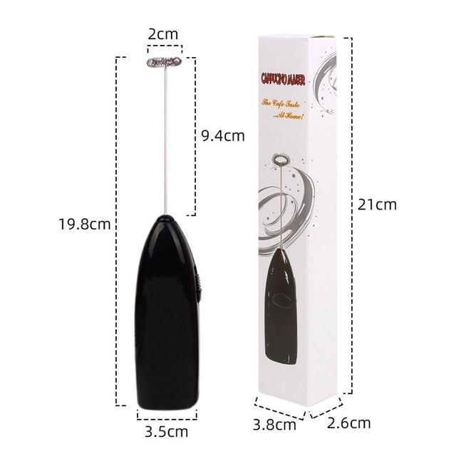Chendee Electric For Egg Beater Milk Frother Stirrer Coffee Creamer Agitator Kitchen Tool,Black