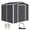 Dark Grey, variant on Outsunny 8'x7' Outdoor Storage Shed Garden Shed w/ Lock, Dark Grey