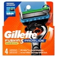 thumbnail image 2 of Gillette Fusion5 ProGlide Power Recharges de Rasoir pour Hommes, 4 Cartouches de Rasoir pour Poignée FlexBall, Lames de Rasoir à 5 Lames, Tondeuse de Précision pour Hommes, 2 of 17