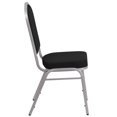 thumbnail image 3 of HERCULES Series Crown Back Stacking Banquet Chair in Burgundy Fabric - Gold Frame, 3 of 9