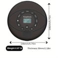 thumbnail image 2 of EASTIN CD player portable  Discman rechargeable  CD player with speaker  Portable cd player with headphones  CD-R MP3 USB playable  Anti skip CD playing for car  suitable for personal or, 2 of 7