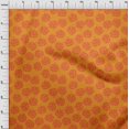 thumbnail image 4 of oneOone Polyester Spandex Orange Fabric Halloween Craft Projects Decor Fabric Printed By The Yard 56 Inch Wide, 4 of 4
