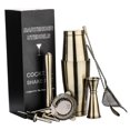 thumbnail image 3 of jifeng Prettyia Ensemble de Bar à Domicile 8 Pcs Shaker Outils de Barman en Acier Inoxydable Bronze, 3 of 7