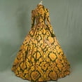 thumbnail image 2 of UPPADA Costumes Gothiques pour Femmes à Manches Longues Victorian Dresses Robe Corset Grande Taille Robe Maxi Fluide Robe de Fête Cocktail Robe Lacée Robe de Mascarade Jolies Robes de Bal Offres Éclair du Jour, 2 of 5