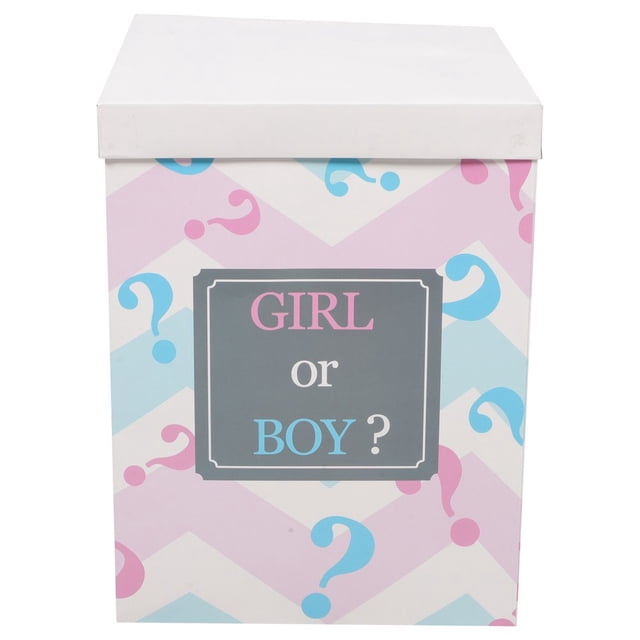 HLONK Giant Gender Reveal Box Eye-catching Decoration Baby
