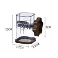 thumbnail image 2 of Manual Nut Grinder, Multifunctional Kitchen Crusher for Dried Fruit and Chocolate, Walnut Cracker with Wide Mouth, Easy Clean ABS Design, Hand Crank Operation, 2 of 8