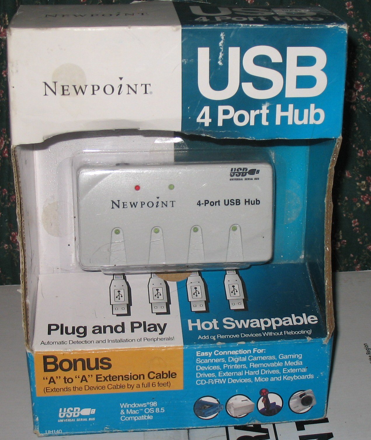 Newpoint USB 4-port Hub
