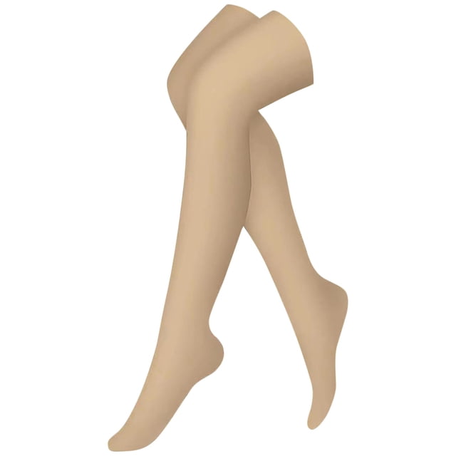 TIEVOSA Thigh High Compression Socks for Women & Men Circulation Over The Knee High Stocking(Beige)