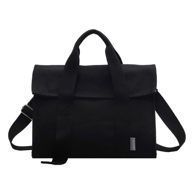 Decodeary Canvas Crossbody Bag Versatile Accessory For Women Gift Fashionable Accessory Handbags For Women black 1Set