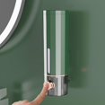 thumbnail image 2 of Distributeur de Savon Liquide de Type Presse Mural Mains Boîte de Rangement Désinfectant (Vert Foncé), 2 of 8