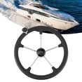 thumbnail image 1 of Remplacement de Volant, Poignée en Mousse Noire Robuste 5 Rayons pour Yachts, Bateaux Rapides, Bateaux de Pêche, Navires, 1 of 7