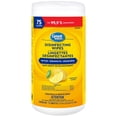 thumbnail image 2 of Great Value Disinfecting Wipes Lemon Scent, 75ct, 2 of 5