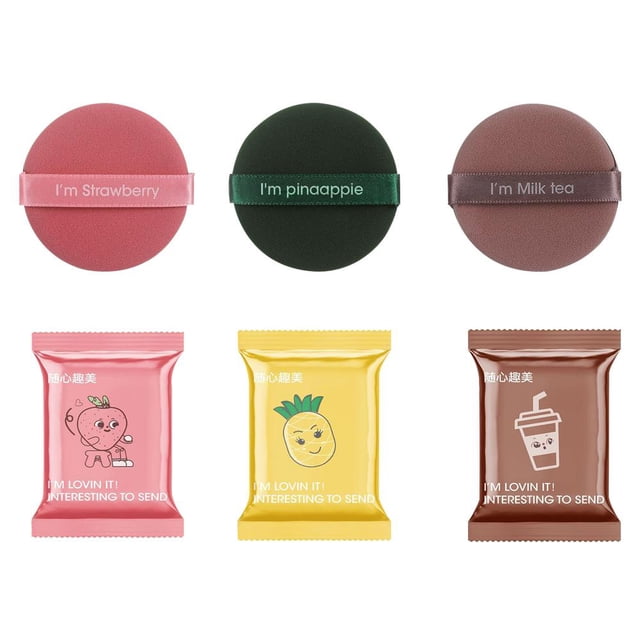 Makeup Puff, High Elasticity and Soft Texture, Specification 1, Color Random, Hydrophilic Non-latex Material