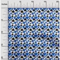 thumbnail image 2 of oneOone Polyester Spandex Medium Blue Fabric Poker Card Sewing Material Print Fabric By The Yard 56 Inch Wide, 2 of 4