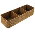 thumbnail image 1 of QJUHUNG Basket Storage Baskets Organizer Woven Bathroom Wicker Rattan Seagrass Cosmetics Box Hyacinth Bin Shelf Caddy Hand, 1 of 6