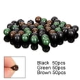 thumbnail image 2 of Splihome 50 Pcs Perles de Pêche à la Carpe Rondes en Caoutchouc Souple Flottantes à Ressort 6/8 mm Vert, 2 of 4