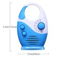 thumbnail image 2 of MasteelfCA 1Pc Portable AM/FM Shower Radio Household Bathing Radio Mini Waterproof Radio, 2 of 7