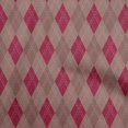 thumbnail image 1 of oneOone Rayon Brown Fabric Argyle Sewing Material Print Fabric By The Yard 56 Inch Wide, 1 of 4