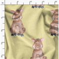 thumbnail image 2 of Soimoi Orange Rayon Fabric Pig Animal Fabric Prints By Yard 42 Inch Wide, 2 of 5