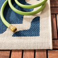 thumbnail image 4 of Safavieh Courtyard Polypropylene Medium Rectangle Rug CY6913-268-5 in Navy and Beige, 4 of 4