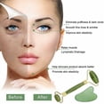 thumbnail image 4 of MesaSe Roller And Gua Sha Tools By Natural Jade Scraper Massager With Stones For Face, 4 of 6