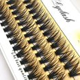 thumbnail image 3 of Grappe de Faux Cils Naturels Extensions de Cils 30D Duveteuses Cils Doux et Vaporeux, 3 of 4
