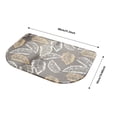 thumbnail image 3 of asddcavvf Half Bath Mat Fit Under Door Non Washable Bathroom Mat With Rubber Backing Absorbent Woven Half Round Shower Rug Flower Bath Rugs 19.69"x31.5"(13 Blanket Couch Pumpkin Blanket Soft Remnant C, 3 of 4