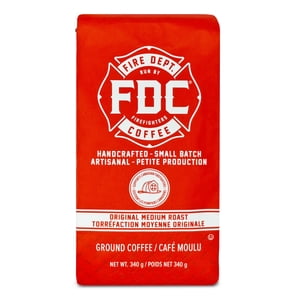 Fire Department Coffee Roast moyen d'origine, café au sol premium, 340g