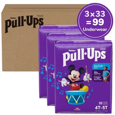 Pull-Ups Boys' Potty Training Pants, 4T-5T (38-50 lbs), 99 Count