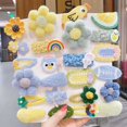 thumbnail image 1 of 27 PCS Baby Girls Hair Clips, Colourful & Cute Hair Accessories | Multicolour, 1 of 5
