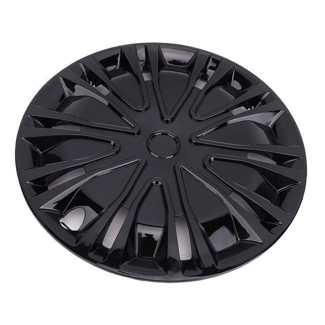 4 Pcs 15 Inch Wheel Hub Caps, Universal Fit Snap On R15 Wheel Rim Cover Full Protection Stylish Look for Most Cars Truck SUV