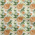 thumbnail image 1 of oneOone Viscose Jersey Orange Fabric Floral Sewing Craft Projects Fabric Prints By Yard 60 Inch Wide, 1 of 4